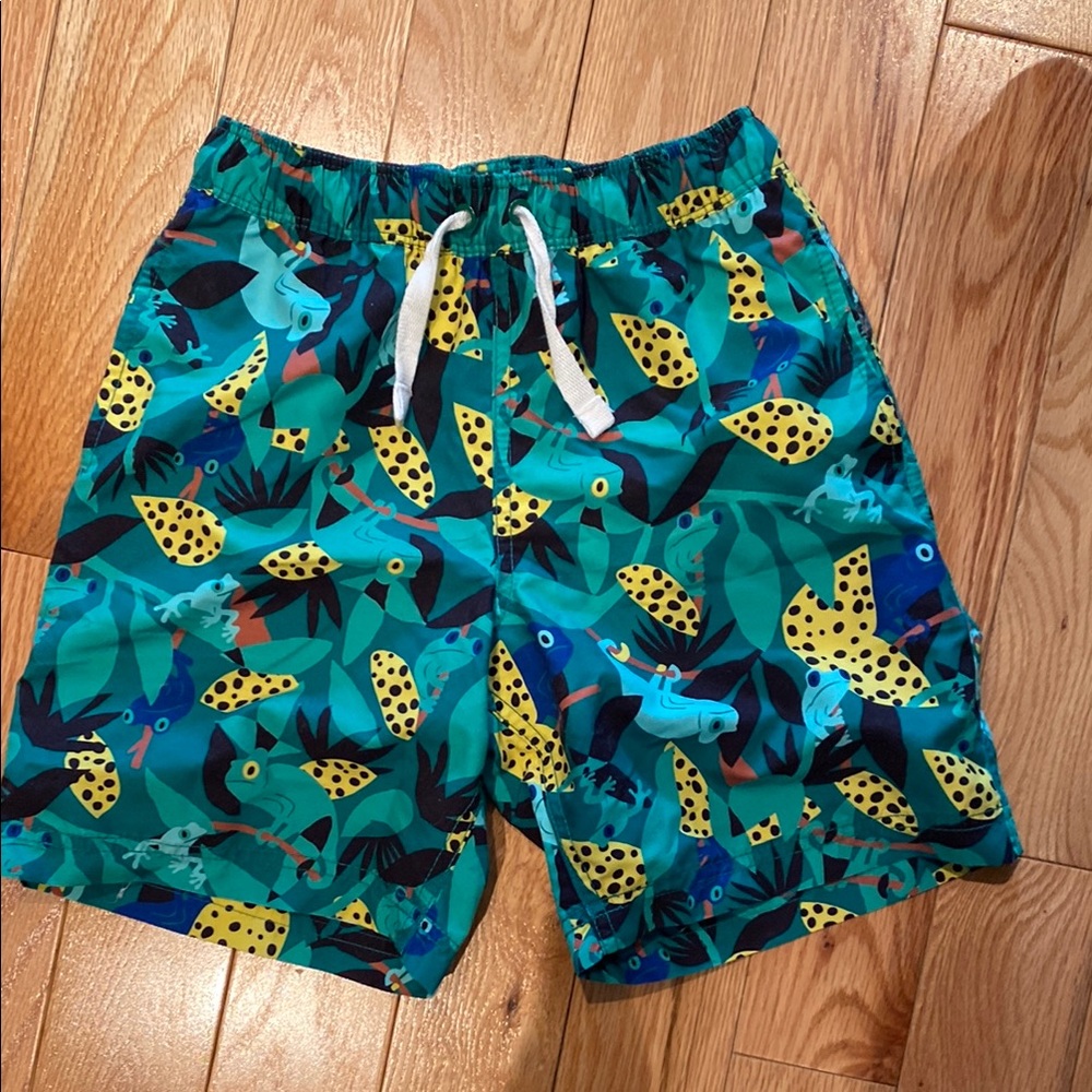 Colorful Patterned Swim Shorts